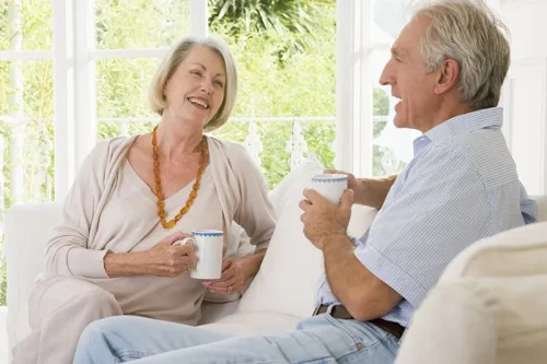 couple having coffee